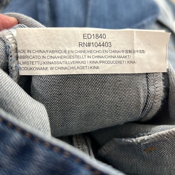 EVIDNT LA Tangier Step Hem Straight stretch Jeans with step hem NWT - Picture 13 of 15